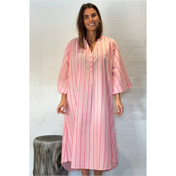 MUMBAI dress, rose/ Pink stribe