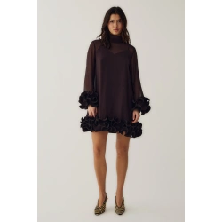 N-LATANIA dress, Chocolate_ NOELLA.            - Leverings klar nu ♡