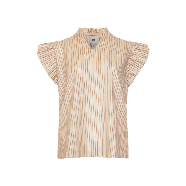 IIRIS stribet bluse, Tiffany