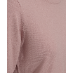 FQROSE finstrikket tshirt, pale mauve