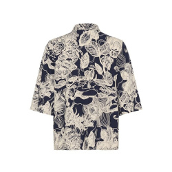 SL- NATALINA livinna shirt, Nightsky blue